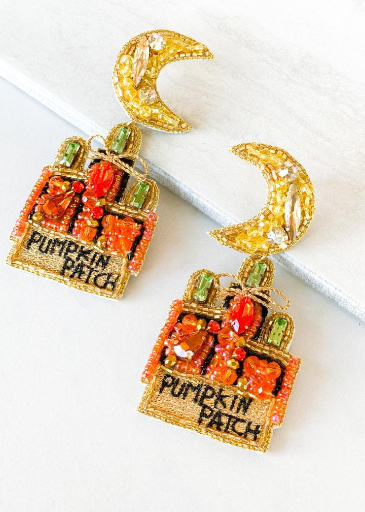 Pumpkin Patch Earrings - Dos Femmes