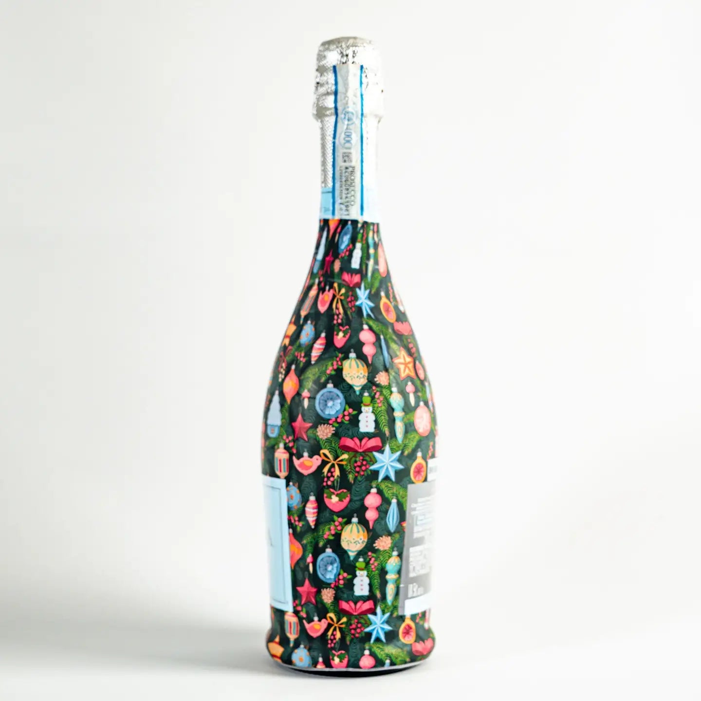 Ornament Wonderland Prosecco Bottle Wrap