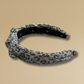 Shimmer Cheetah Knotted Headband