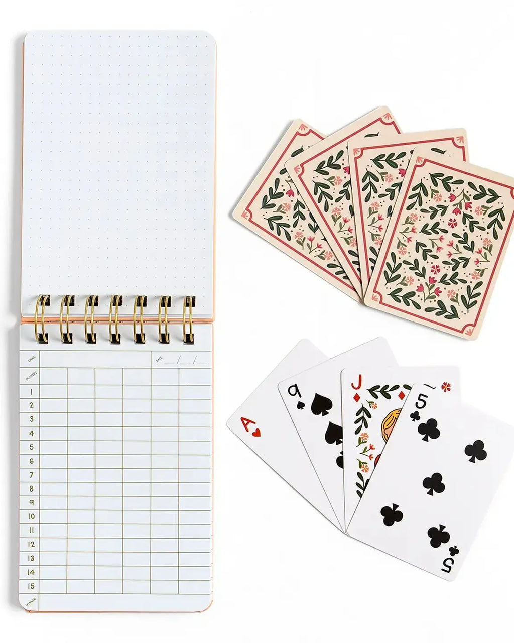 Game Night Cards & Scoring Notepad