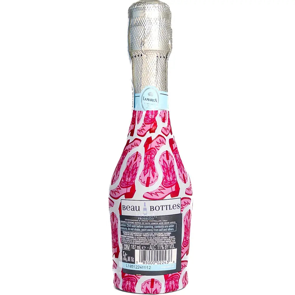 Cowgirl Mini Prosecco Bottle Wraps s/6