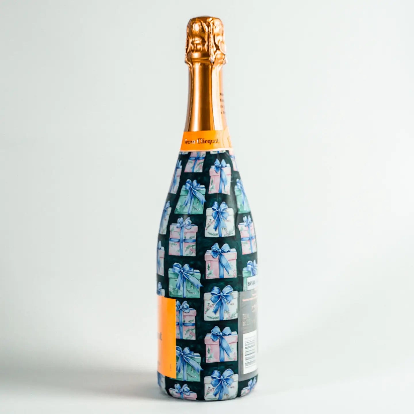 Christmas Gift Champagne Bottle Wrap