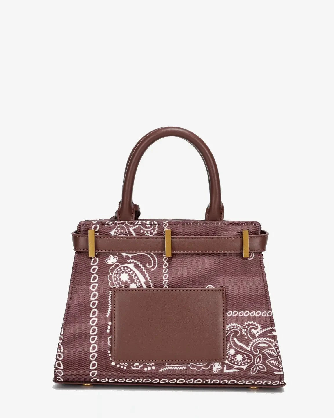 Medium Chocolate Bandana Handbag