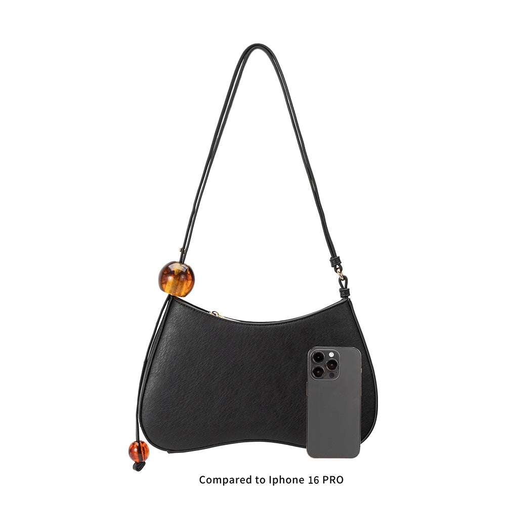 Pilar Black Shoulder Bag