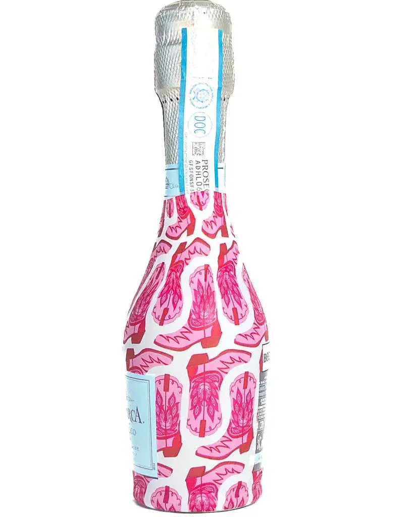 Cowgirl Mini Prosecco Bottle Wraps s/6
