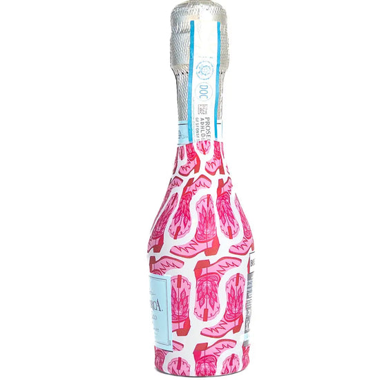 Cowgirl Mini Prosecco Bottle Wraps s/6