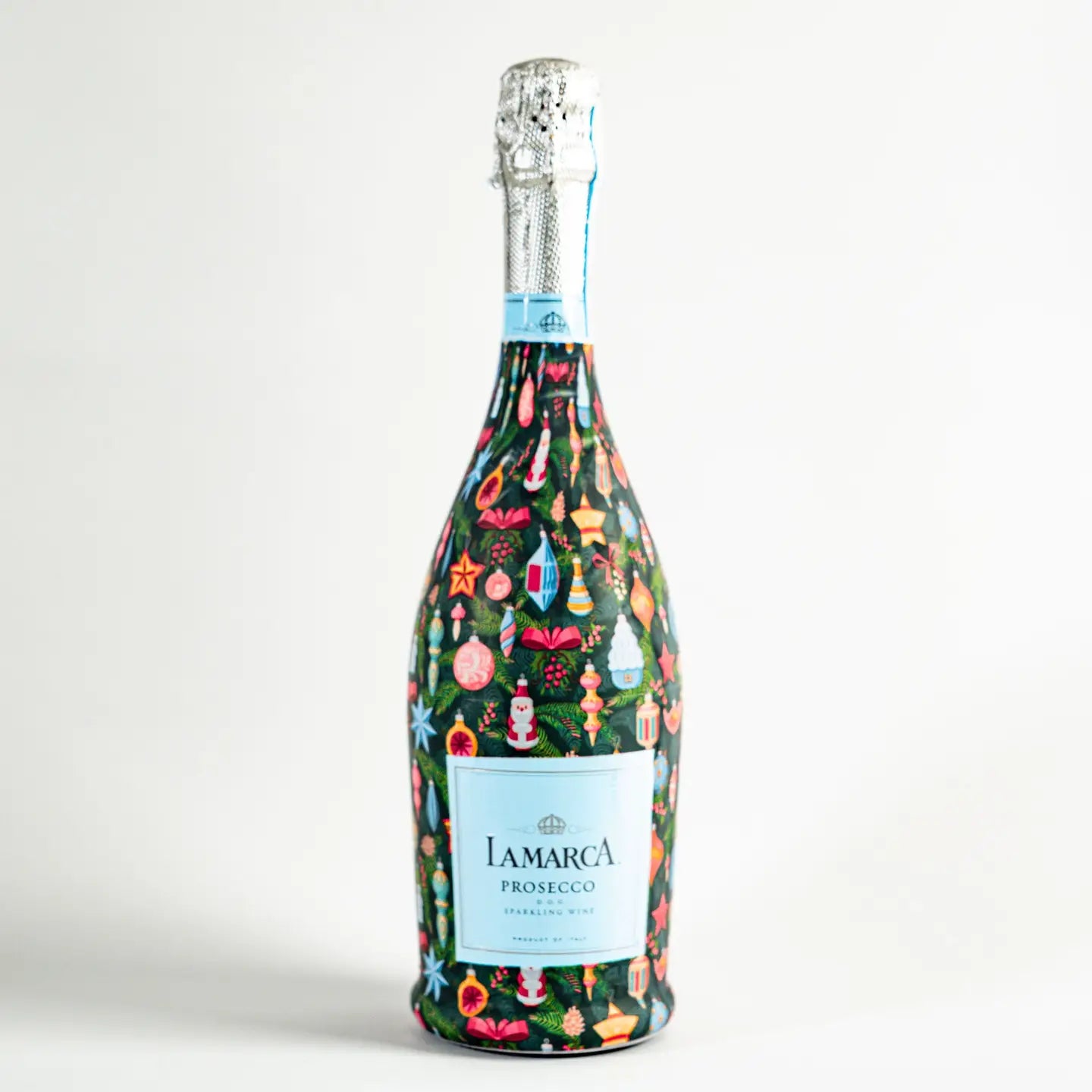 Ornament Wonderland Prosecco Bottle Wrap