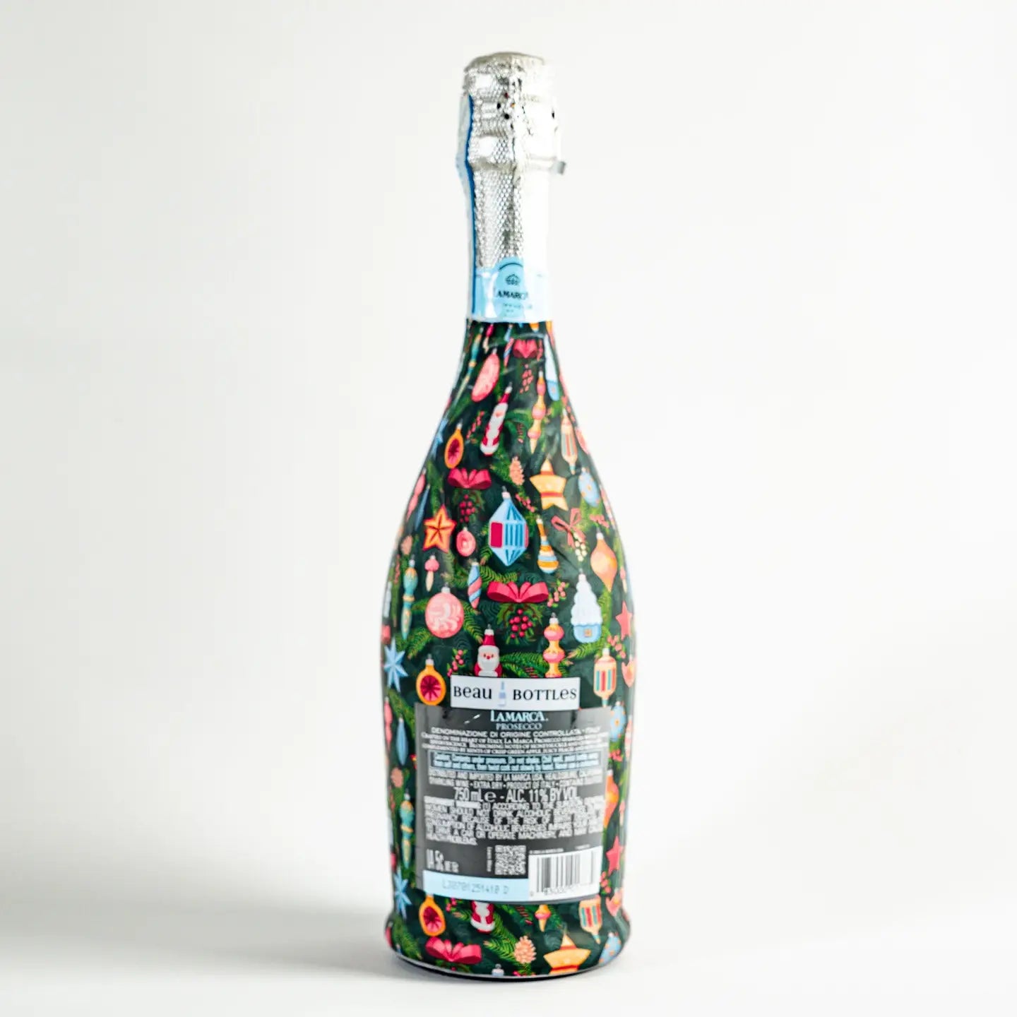 Ornament Wonderland Prosecco Bottle Wrap