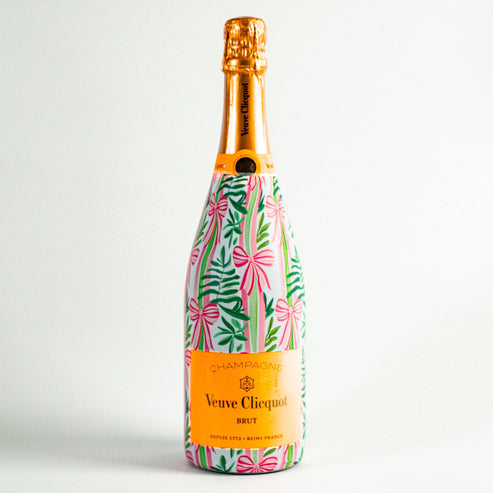 Bows of Joy Champagne Bottle Wrap