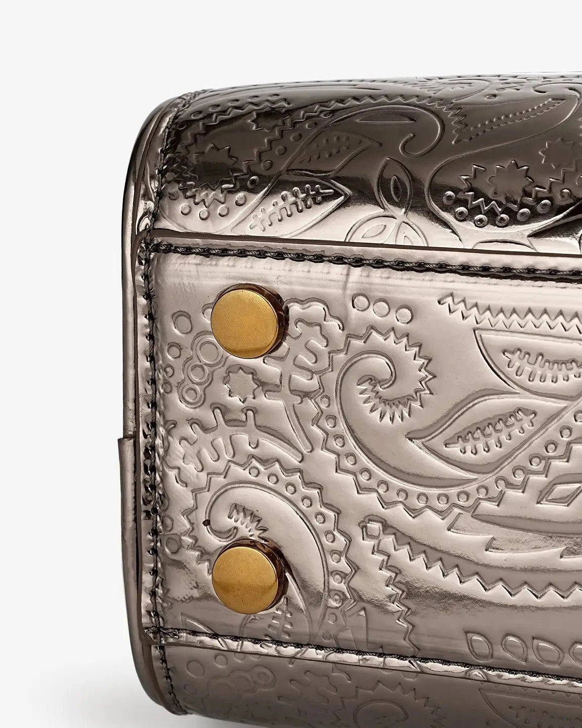 Mini Bronze Barrel Bag