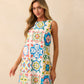 Sicilian Tile Shift Dress