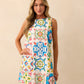 Sicilian Tile Shift Dress