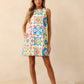 Sicilian Tile Shift Dress