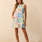 Sicilian Tile Shift Dress