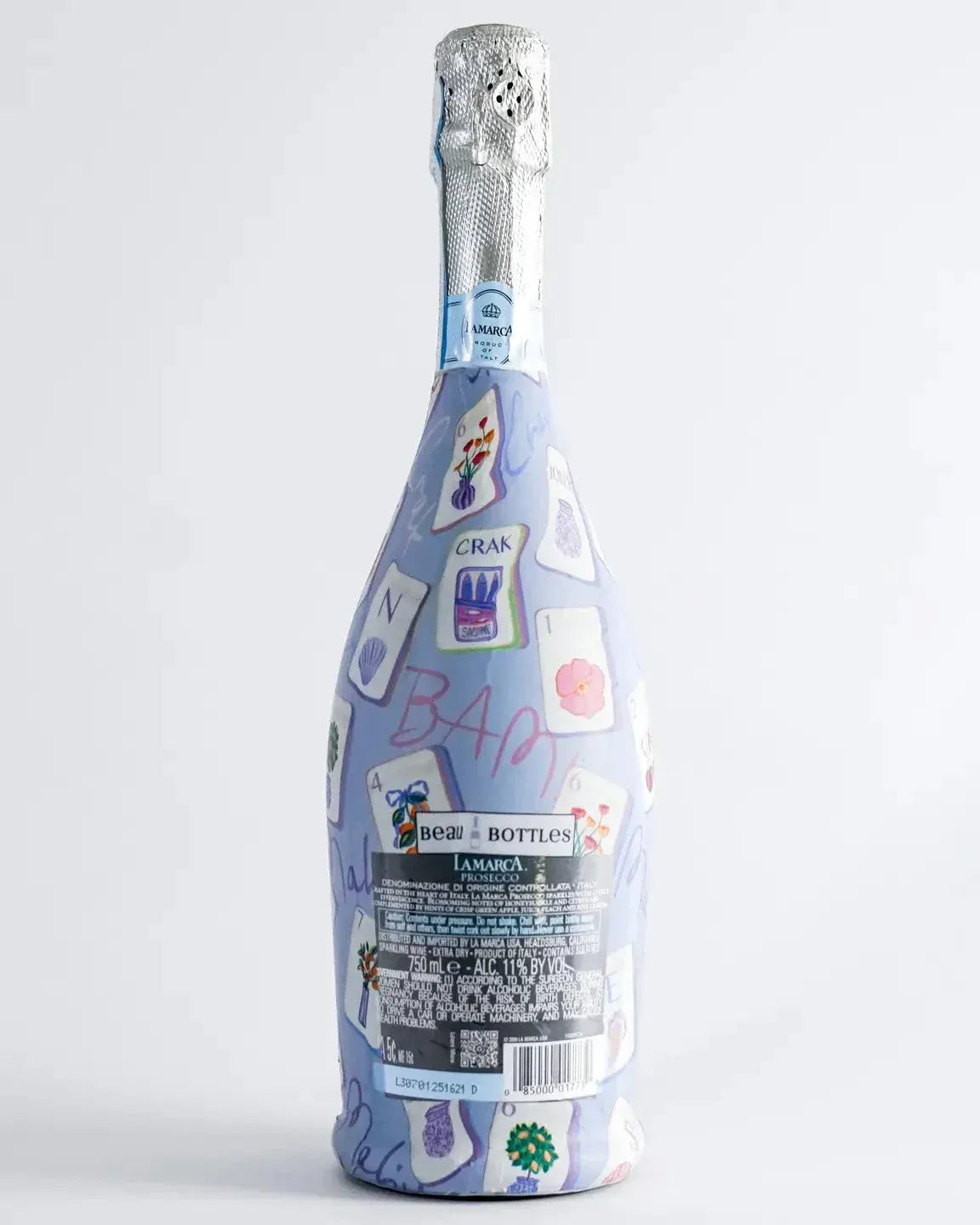Mahjong Prosecco Bottle Wrap