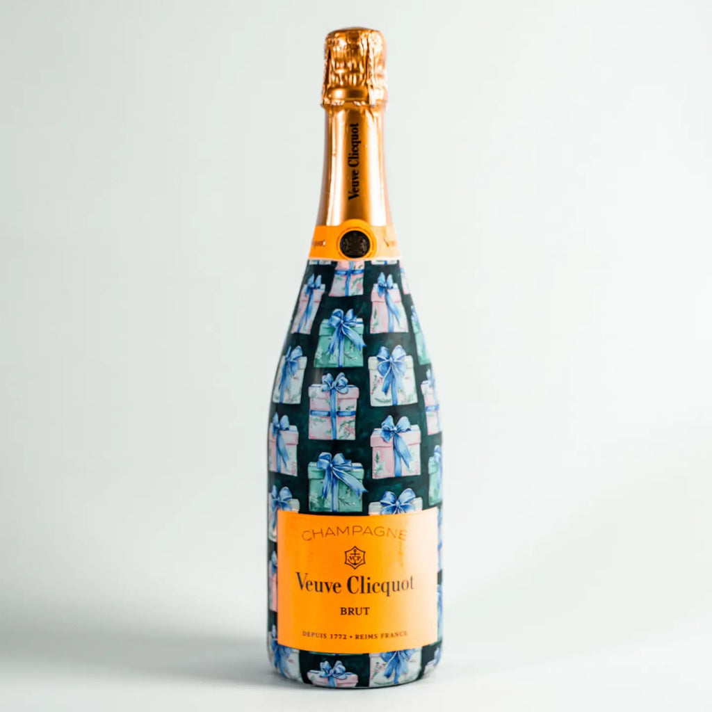 Christmas Gift Champagne Bottle Wrap