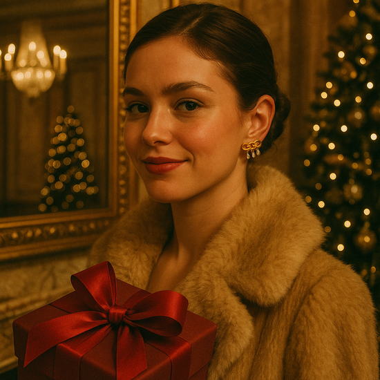 Chain Drip Mixed Metal Earrings