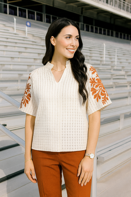 Stadium Stitches Top