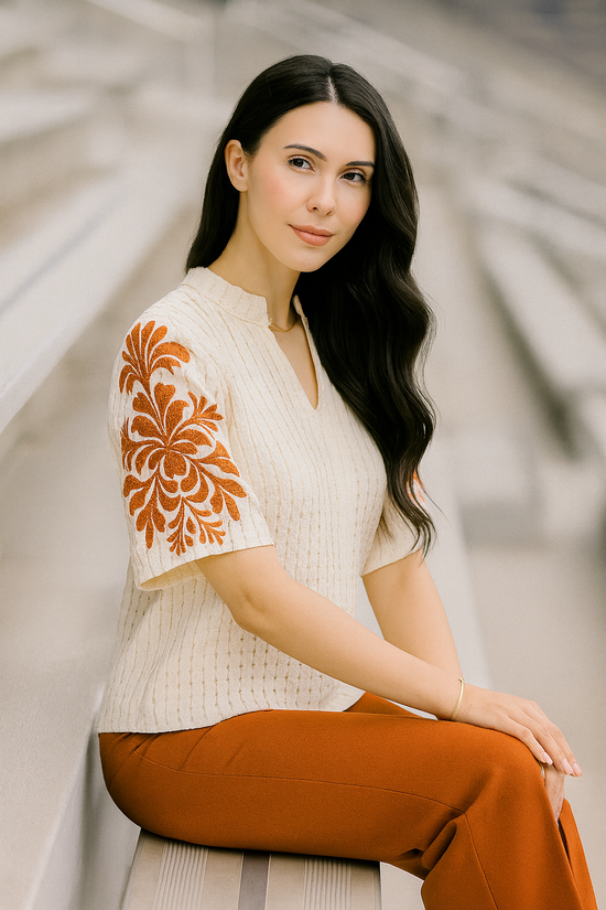 Stadium Stitches Top