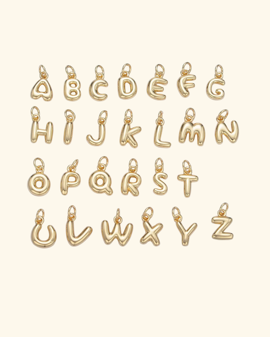 Micro Alphabet Initial Charm