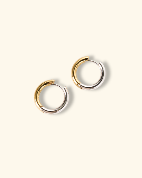 Two Hue Reversible Hoops