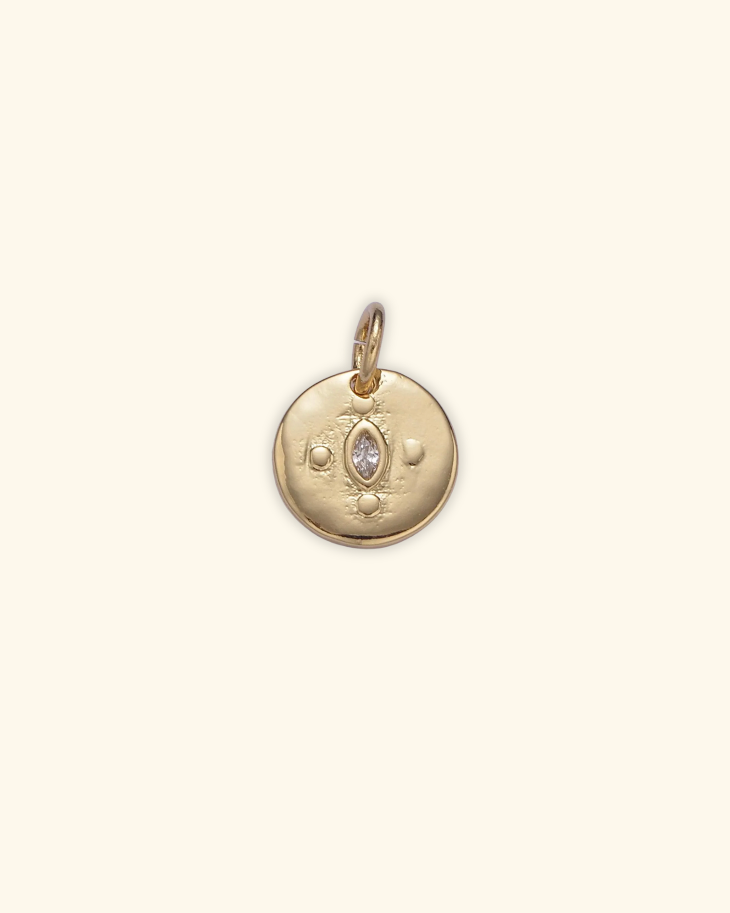14k Gold Filled Mini Coin Charm