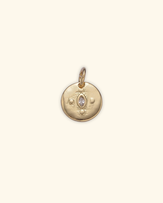 14k Gold Filled Mini Coin Charm