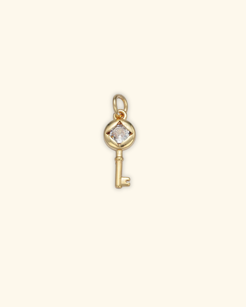 24k Gold Filled Key Charm