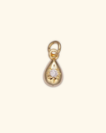 Micro 16k Gold Filled Teardrop Charm
