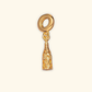 24k Gold Filled Champagne Bottle Charm