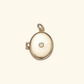 14k Gold Filled Oval Locket Charm