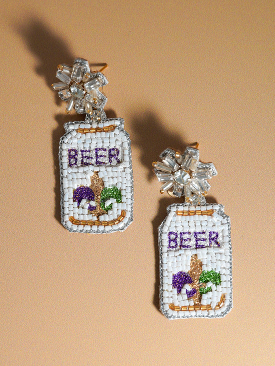Bayou Beer Earrings