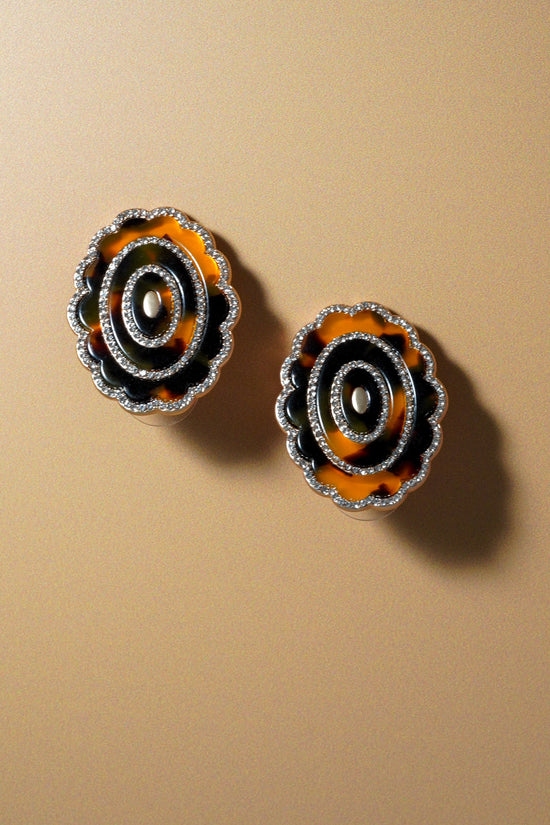 Pavé Concho Earrings
