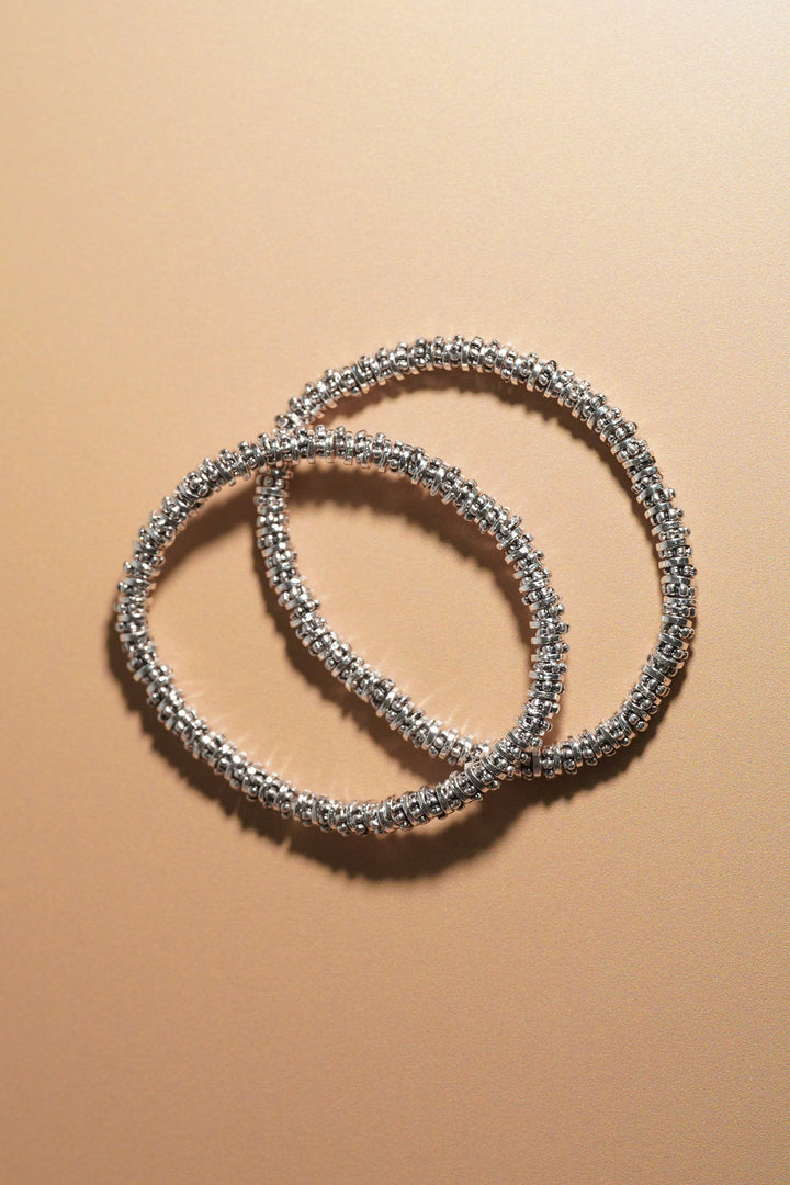 Caviar Silver Bracelet
