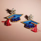 Congrats Grad Blue Earrings