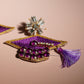 Congrats Grad Purple Earrings