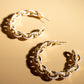 Pearl Link Hoops Lrg