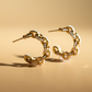 Pearl Link Hoops Sml