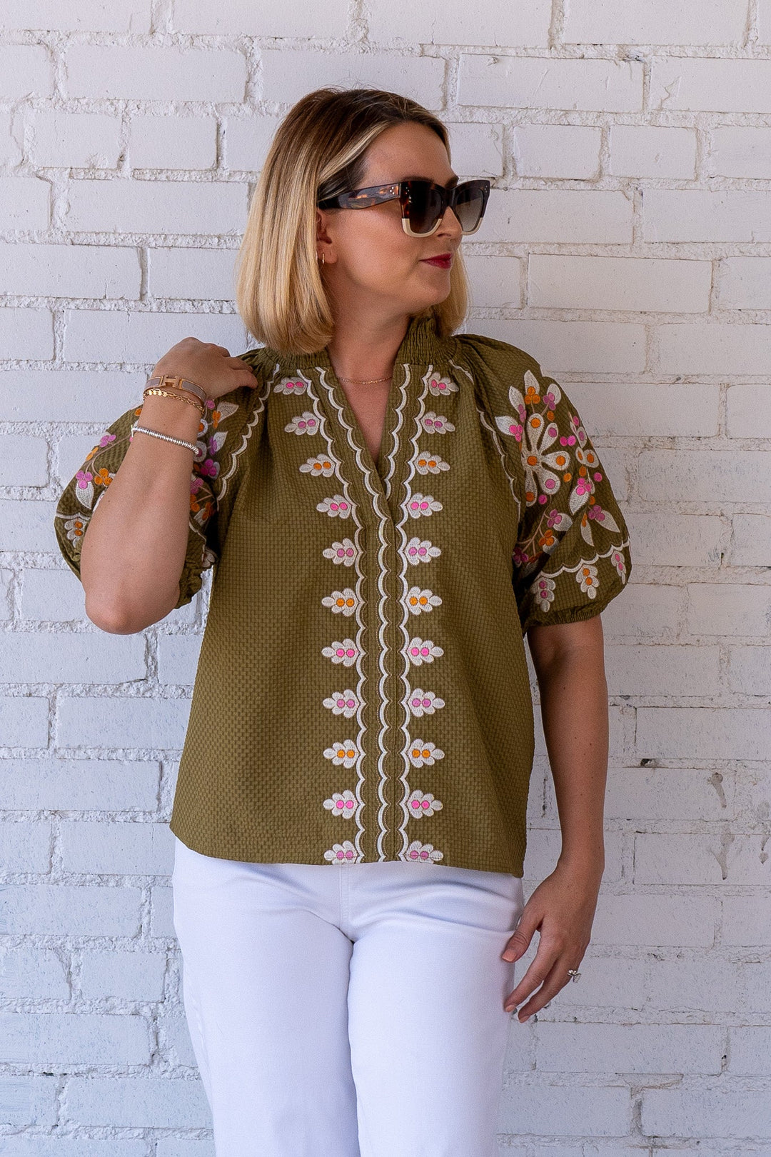 Olive Blouse