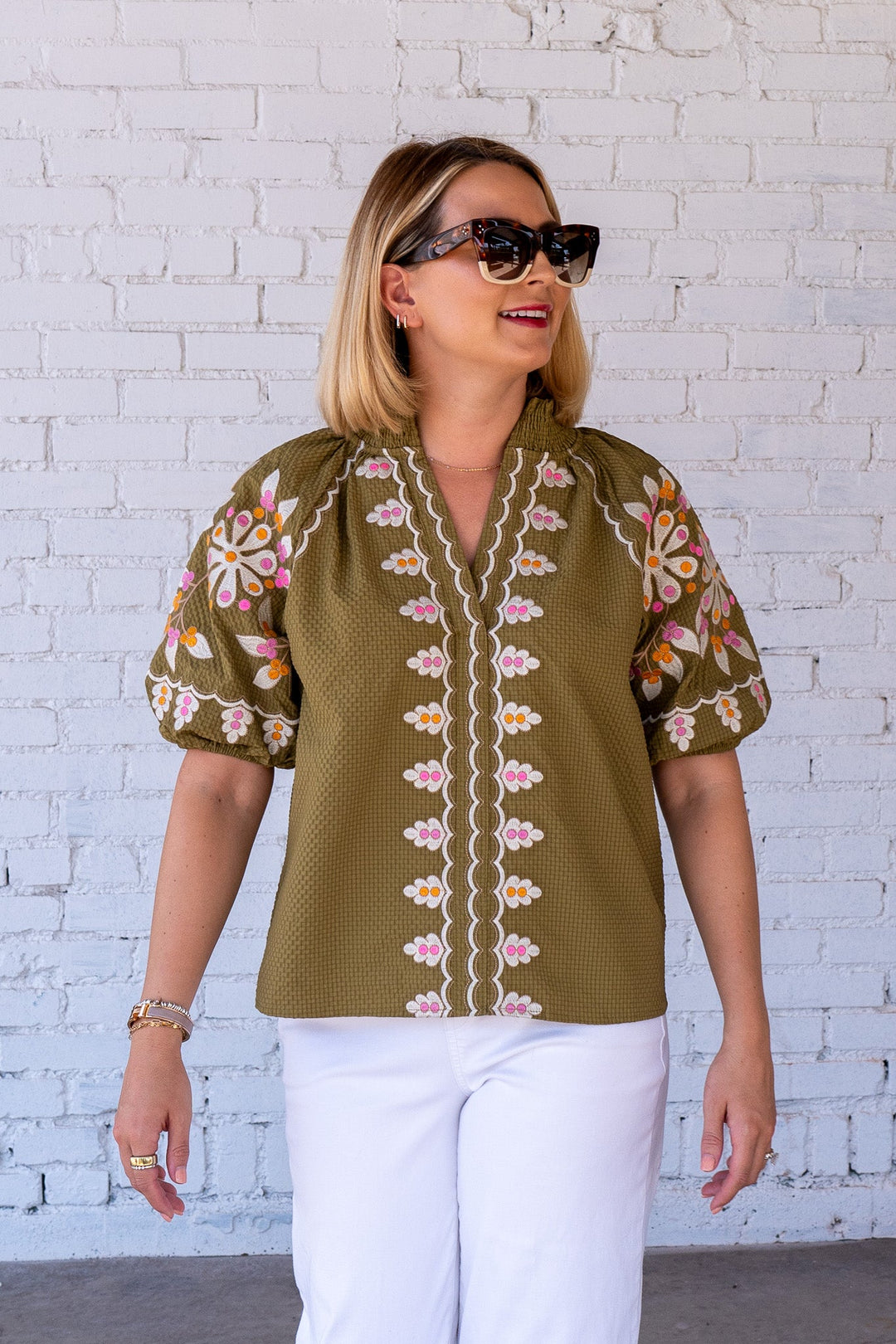 Olive Blouse