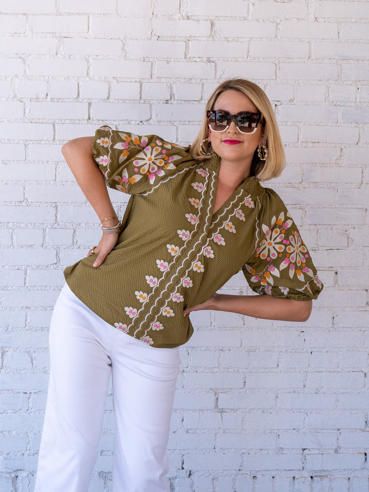 Olive Blouse