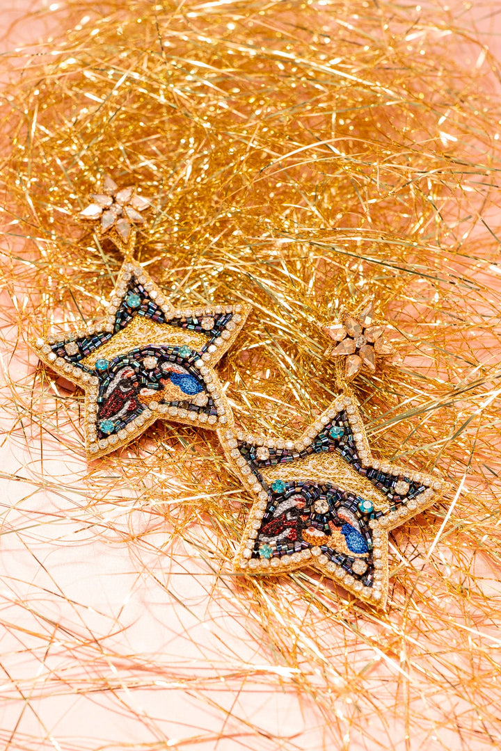 Nativity Star Earrings