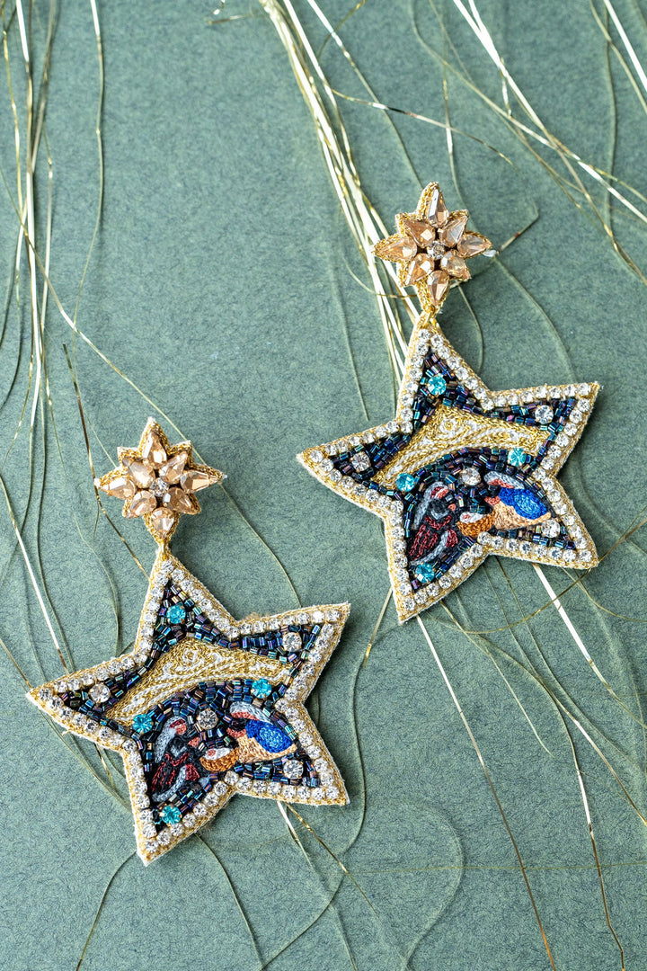 Nativity Star Earrings