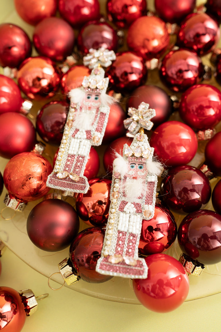 Blushing Nutcracker Earrings