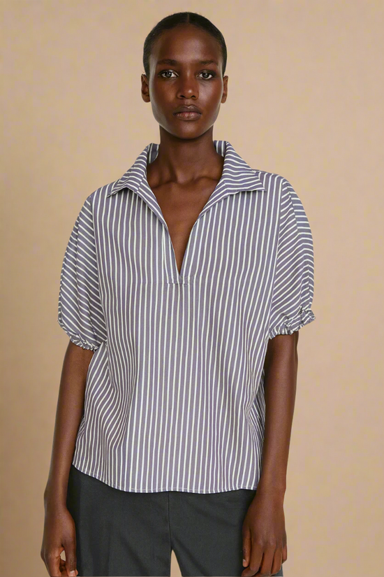 Amethyst Stripes Blouse