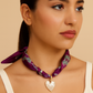 Cowtown Heart Scarf Necklace