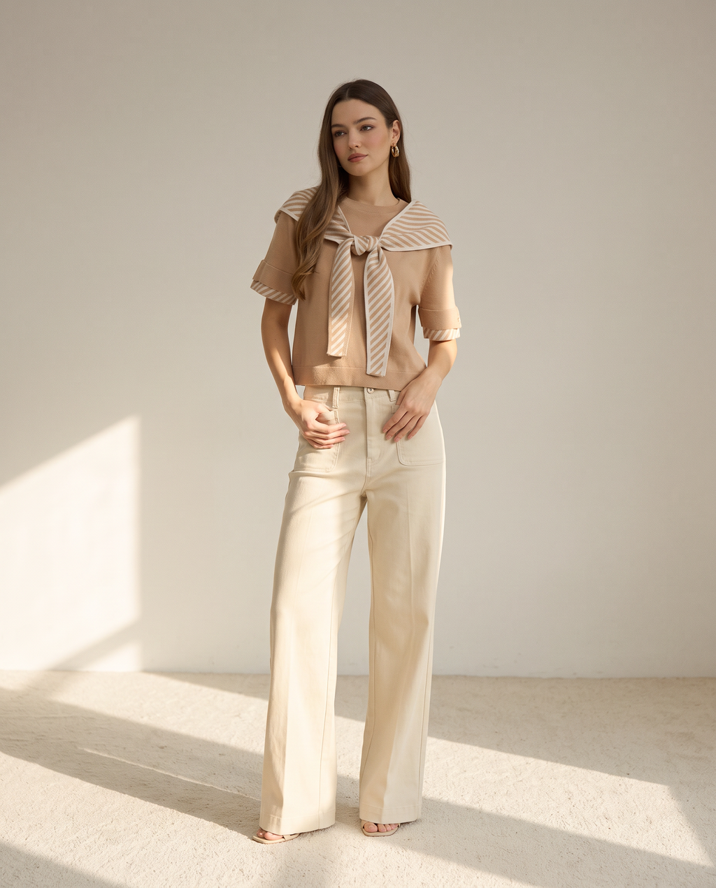 Classy Camel Top