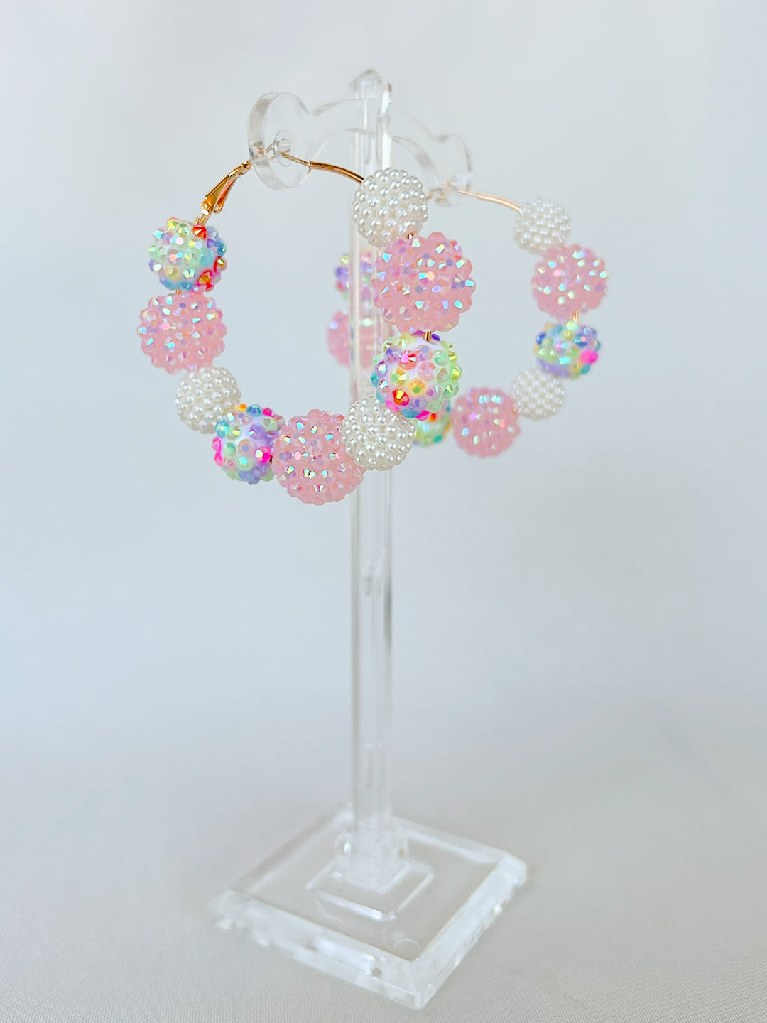 Spring Pastels Bubble Hoops
