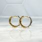 Pavé Two Hue Reversible Hoops