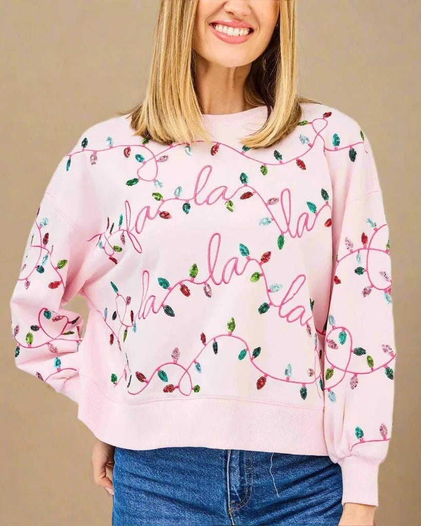 Fa La La Sparkle Sweatshirt